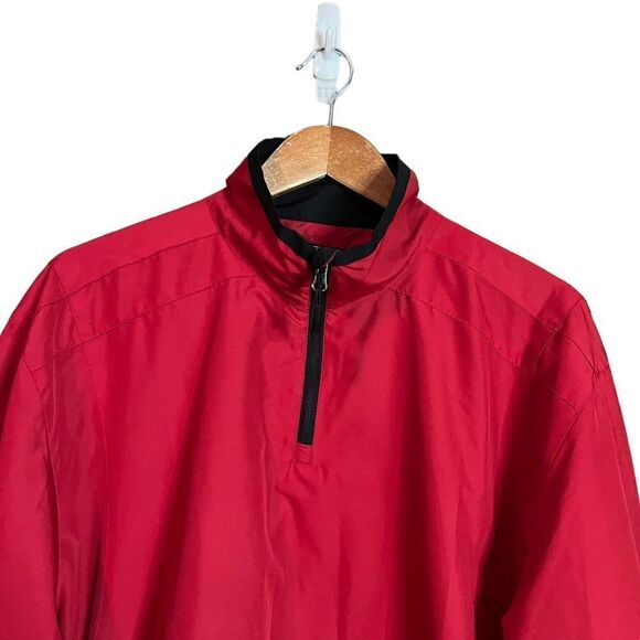 Mike weir red 1/2 sleeve wind breaker - Picture 3 of 8
